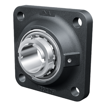 Flanged bearing unit square Eccentric Locking Collar Series RCJA